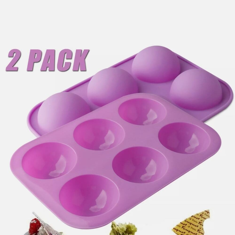 Hot Cocoa Bomb Molds Sphere Baking Molds Hot Chocolate Bomb Molds Silicone Ball
